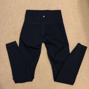 Navy lululemon leggings